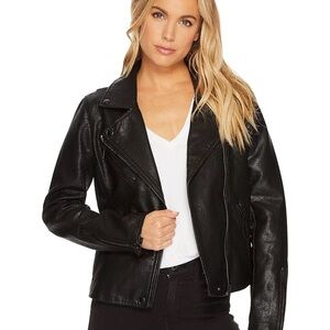 Blank NYC Black Leather Jacket NWT